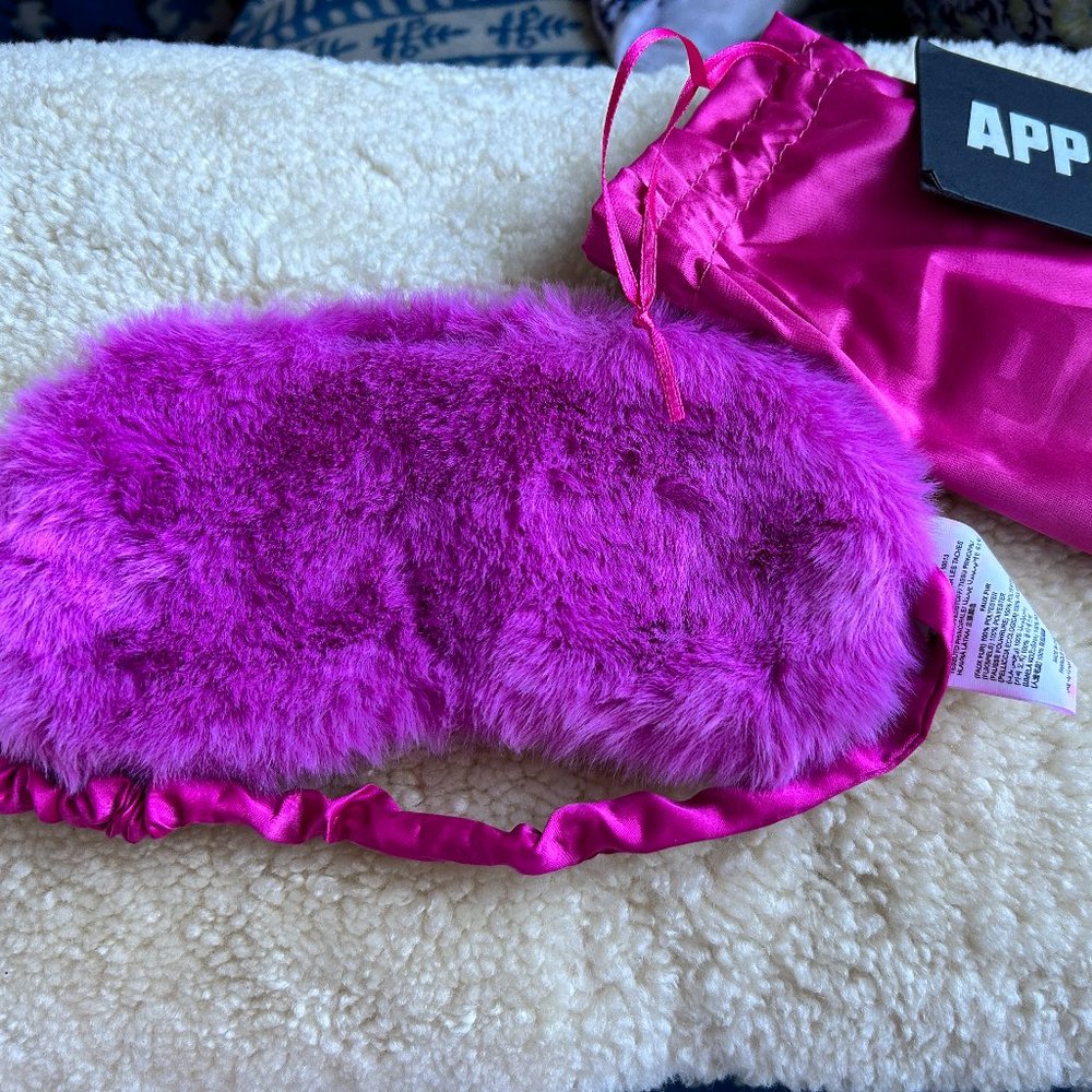 Apparis Naya Faux-Fur Eye Mask with bag